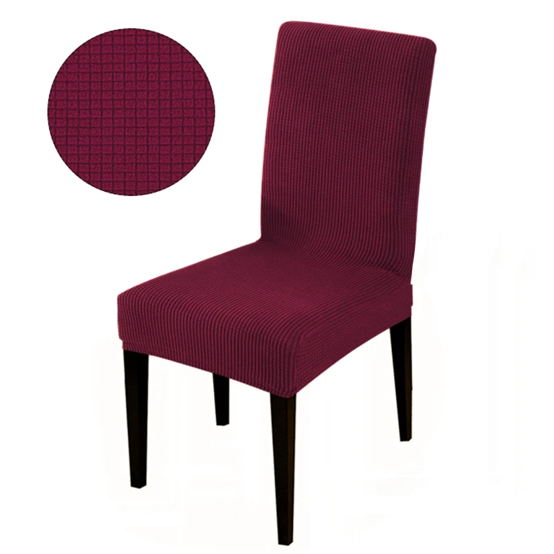 Durable Elastic Fabric Cover For Dining Chairs,Jacquard Chair Cover,Chairs Covers Stretch For Kitchens Home Living Room Decor Durable Elastic Fabric Cover For Dining Chairs,Jacquard Chair Cover,Chairs Covers Stretch For Kitchens Home Living Room Decor - Image 12