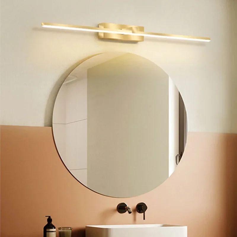 Moderne Led Wandleuchte Badezimmer Hardwares Wandleuchte Drei Farben Lichter Aluminium Badezimmer Bad Spiegel Linie Home Decor Leuchte Moderne Led Wandleuchte Badezimmer Hardwares Wandleuchte Drei Farben Lichter Aluminium Badezimmer Bad Spiegel Linie Home Decor Leuchte - Image 3