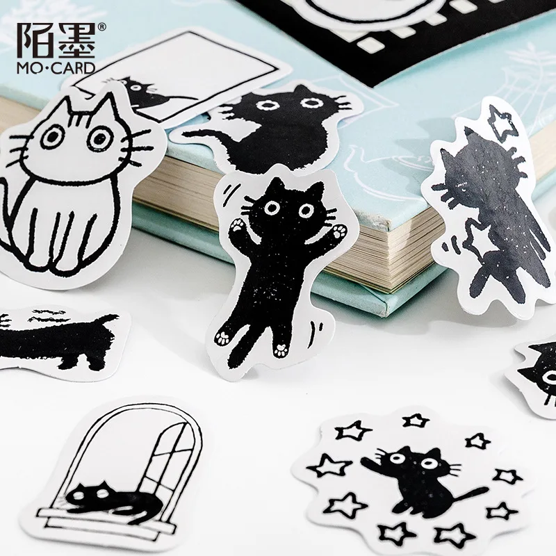 45 Katzen-Aufkleber Im Set – Niedliche Cartoon-Kätzchen Sticker Für Notizbücher, Fotoalben, Journals &Amp; Diy-Dekoration 45 Katzen-Aufkleber Im Set – Niedliche Cartoon-Kätzchen Sticker Für Notizbücher, Fotoalben, Journals &Amp; Diy-Dekoration - Image 5