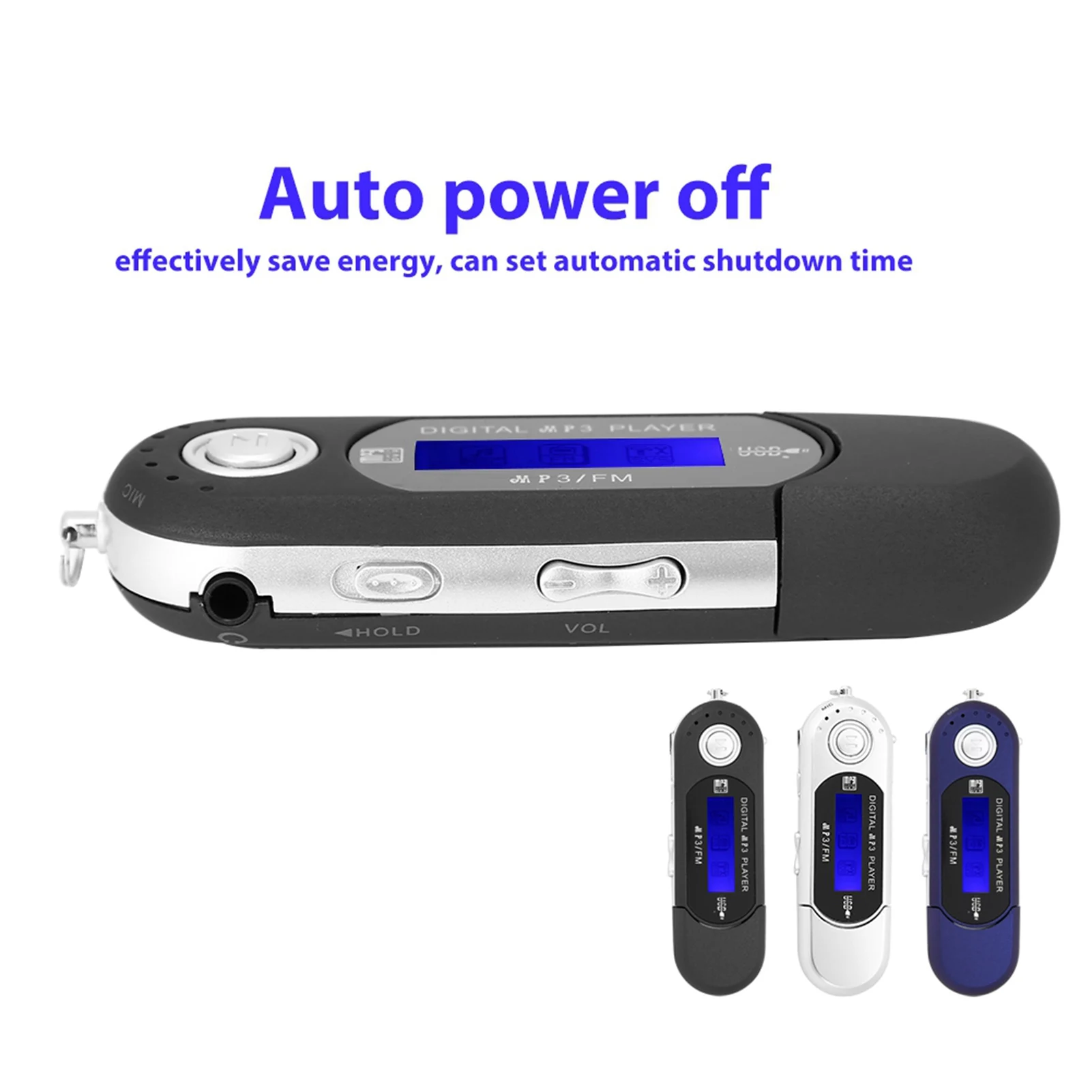 Tragbarer Mp3-Player Mit Usb, Fm-Radio, Lcd-Bildschirm &Amp; Sprachaufnahme – Digitaler Musikplayer Für Sport, Reisen, Schule &Amp; Freizeit Tragbarer Mp3-Player Mit Usb, Fm-Radio, Lcd-Bildschirm &Amp; Sprachaufnahme – Digitaler Musikplayer Für Sport, Reisen, Schule &Amp; Freizeit - Image 5