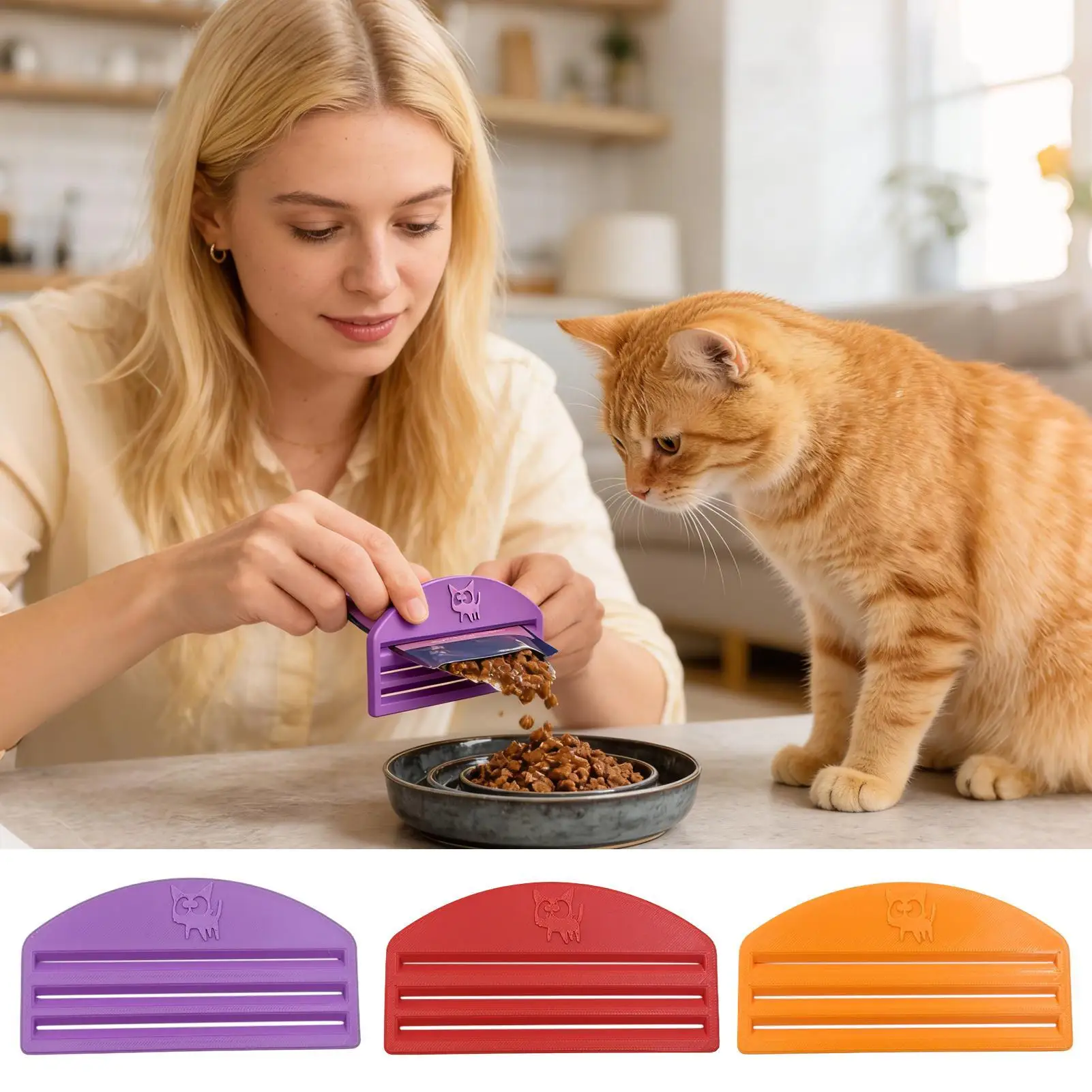 Cat Food Squeezing Practical Tool Pet Feeding Aid Compact Design Plastic Sanitary Materials Zero Waste Feeder Pet Feeding Cat Food Squeezing Practical Tool Pet Feeding Aid Compact Design Plastic Sanitary Materials Zero Waste Feeder Pet Feeding - Image 6