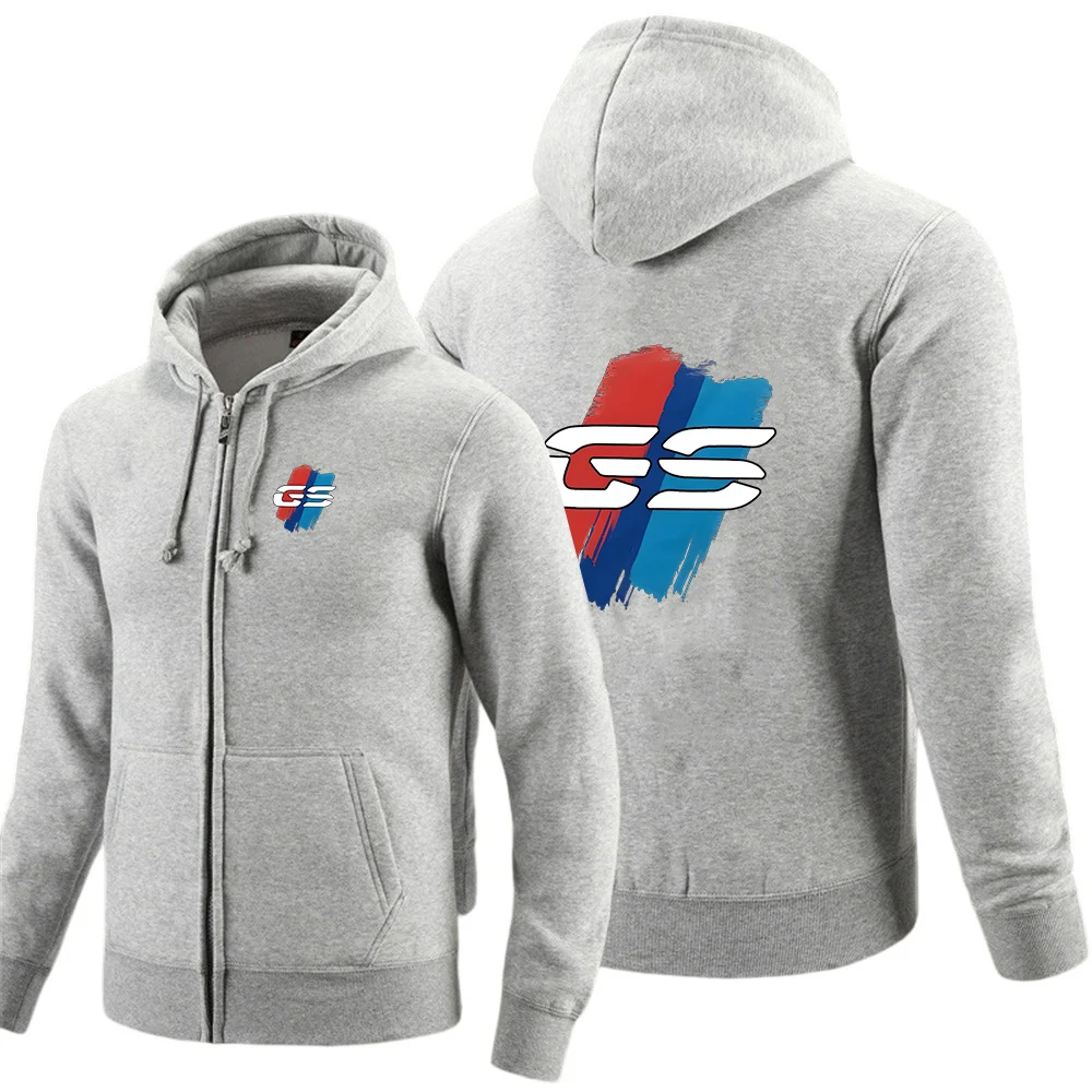 Gs Adventure Motorcycleherren-Kapuzenpullover, Einfarbig, Freizeitkleidung, Sweatshirts, Kapuzenpullover, Hautfreundlicher Mantel, Stilvolle Jacke Gs Adventure Motorcycleherren-Kapuzenpullover, Einfarbig, Freizeitkleidung, Sweatshirts, Kapuzenpullover, Hautfreundlicher Mantel, Stilvolle Jacke - Image 4