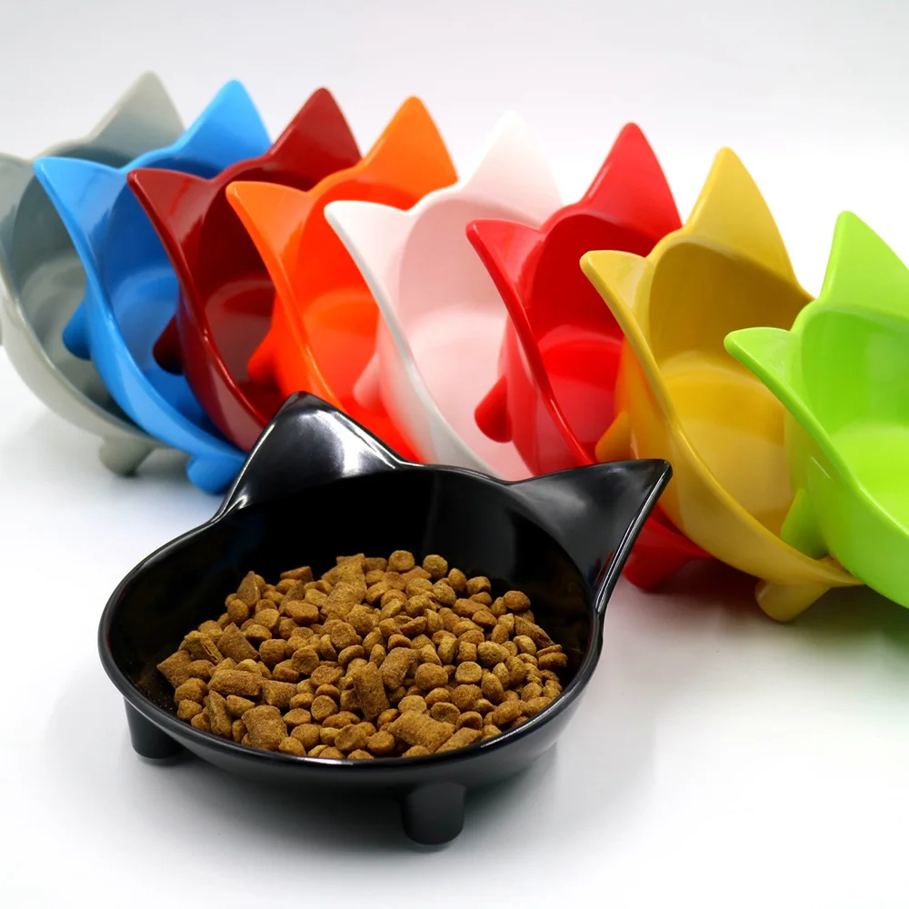 Colorful Cat Food &Amp; Water Dishes, Safe Pet Feeding Bowls, Practical Pet Supplies For Cats Colorful Cat Food &Amp; Water Dishes, Safe Pet Feeding Bowls, Practical Pet Supplies For Cats - Image 3