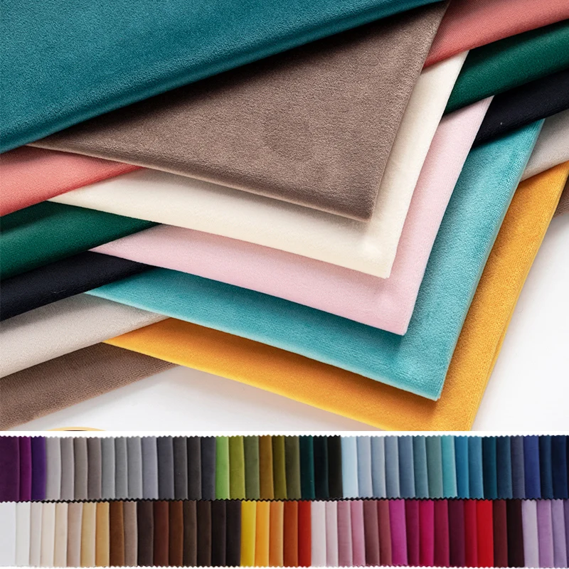 Velvet Fabric For Sofa Chairs Upholstery Fabrics Thicken Home Decoration Accessories By Half Meter Velvet Fabric For Sofa Chairs Upholstery Fabrics Thicken Home Decoration Accessories By Half Meter
