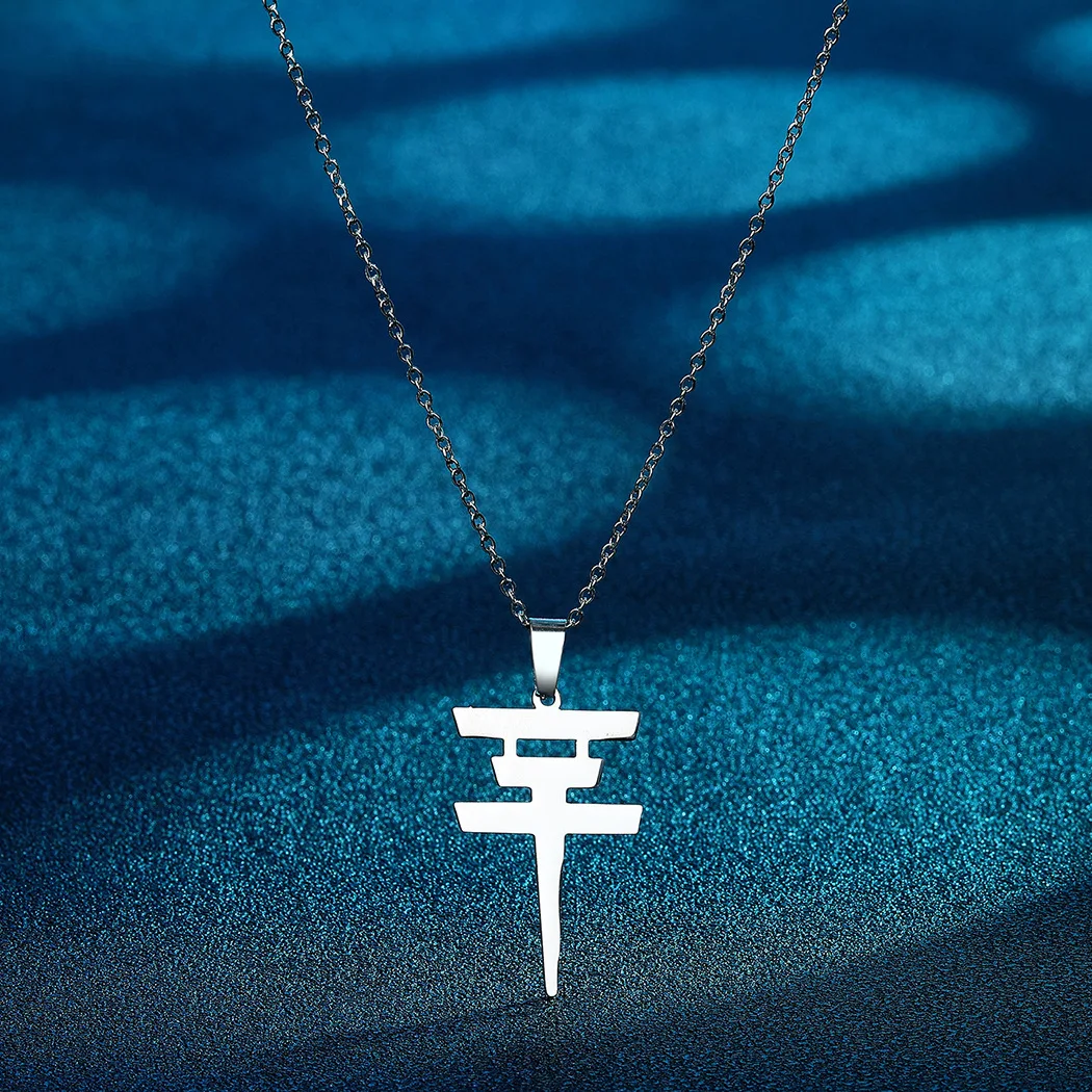 Tokio Hotel Anhänger Halskette Für Männer Frauen Kpop Kragen Collares Para Mujer Halsband Edelstahl Schmuck Koreanische Mode Kette Tokio Hotel Anhänger Halskette Für Männer Frauen Kpop Kragen Collares Para Mujer Halsband Edelstahl Schmuck Koreanische Mode Kette - Image 3