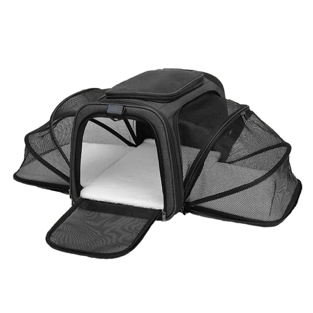 Pet Carriers Bag Portable Breathable Foldable Bag Cat Dog Carrier Bags Outgoing Outdoor Travel Pets Cats Handbag Safety Zippers Pet Carriers Bag Portable Breathable Foldable Bag Cat Dog Carrier Bags Outgoing Outdoor Travel Pets Cats Handbag Safety Zippers - Image 7