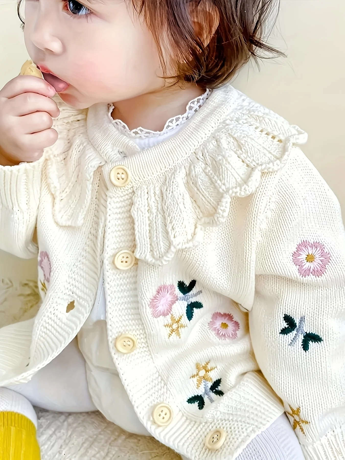 Autumn And Winter Baby Knitted Cardigan Baby Girl Tops Toddler Winter Baby Style Warm Sweater Autumn And Winter Baby Knitted Cardigan Baby Girl Tops Toddler Winter Baby Style Warm Sweater