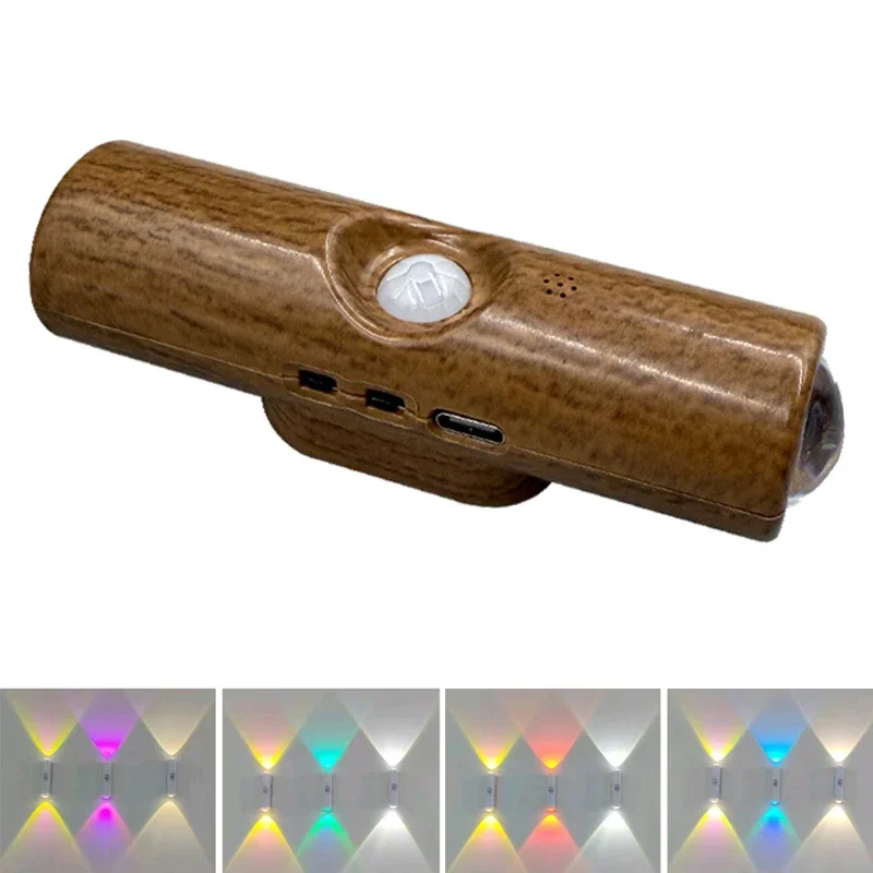 Led-Nachtlicht Mit Bewegungssensor, Rgb-Farbverlauf, Umgebungslicht, Dimmbar, Magnetische Treppenlampe Für Eingangsbereich, Nachttisch, Schreibtisch, Kleiderschrank Led-Nachtlicht Mit Bewegungssensor, Rgb-Farbverlauf, Umgebungslicht, Dimmbar, Magnetische Treppenlampe Für Eingangsbereich, Nachttisch, Schreibtisch, Kleiderschrank - Image 8