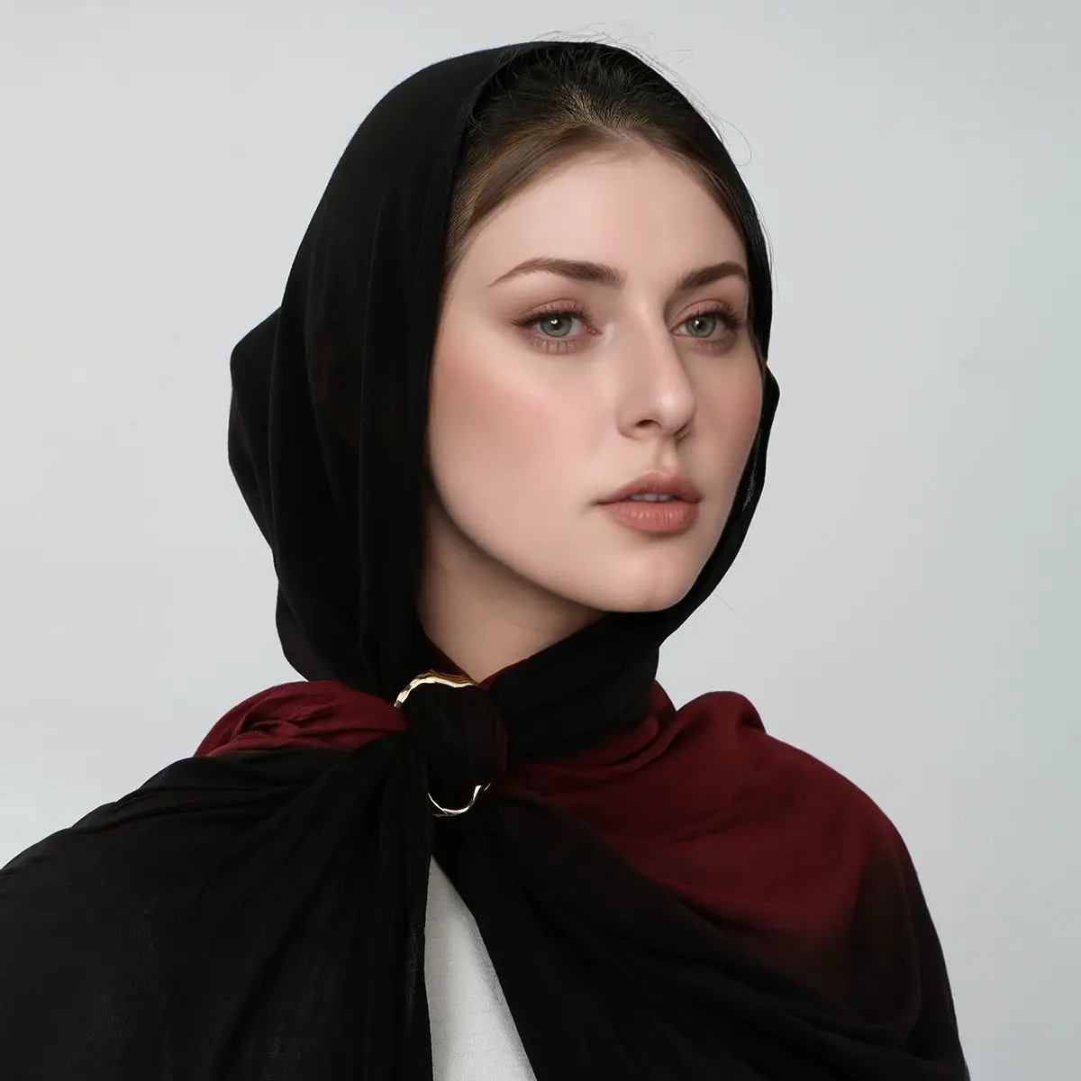 Luxuriöse Helle Goldfarbene Schnallen, Muslimischer Schal, Ring, Hijab-Zubehör, Unregelmäßig Geformte Große Schnallen, Mantelgürtelschnallen Für Damen Luxuriöse Helle Goldfarbene Schnallen, Muslimischer Schal, Ring, Hijab-Zubehör, Unregelmäßig Geformte Große Schnallen, Mantelgürtelschnallen Für Damen - Image 5