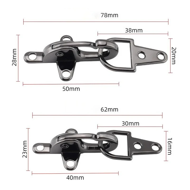 1/2/3/4/5P 4/5 Cm Metallschnallen Für Taschen Karabinerverschluss Mantel Gürtelschnalle Dekorativer Karabiner Knopf Jacke Feuerwehrmann Clips Zubehör 1/2/3/4/5P 4/5 Cm Metallschnallen Für Taschen Karabinerverschluss Mantel Gürtelschnalle Dekorativer Karabiner Knopf Jacke Feuerwehrmann Clips Zubehör - Image 3