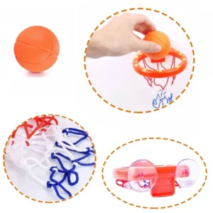 Baby-Badespielzeug Basketball-Wurfspiel, Kinder-Schießspiel auf den Korb, Saugnapf, Heim-Sportspiel, Wandhängendes Puzzle-Spiel, Geschenk