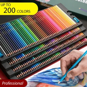 Professionelles Aquarell-Buntstift-Set – 48, 72, 120, 150 oder 200 Farben für Zeichnen, Malen und Kunstprojekte
