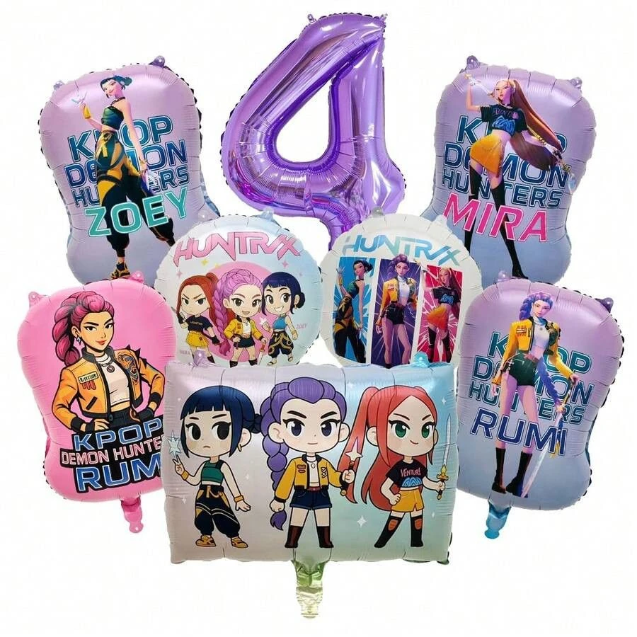 Heißer Kpop Demon Hunters Nummer 1-9 Folienballon-Set, Vollständiges Ensemble-Themenballons Geburtstagsparty-Dekorationen Foto-Requisiten Neu Heißer Kpop Demon Hunters Nummer 1-9 Folienballon-Set, Vollständiges Ensemble-Themenballons Geburtstagsparty-Dekorationen Foto-Requisiten Neu - Image 11