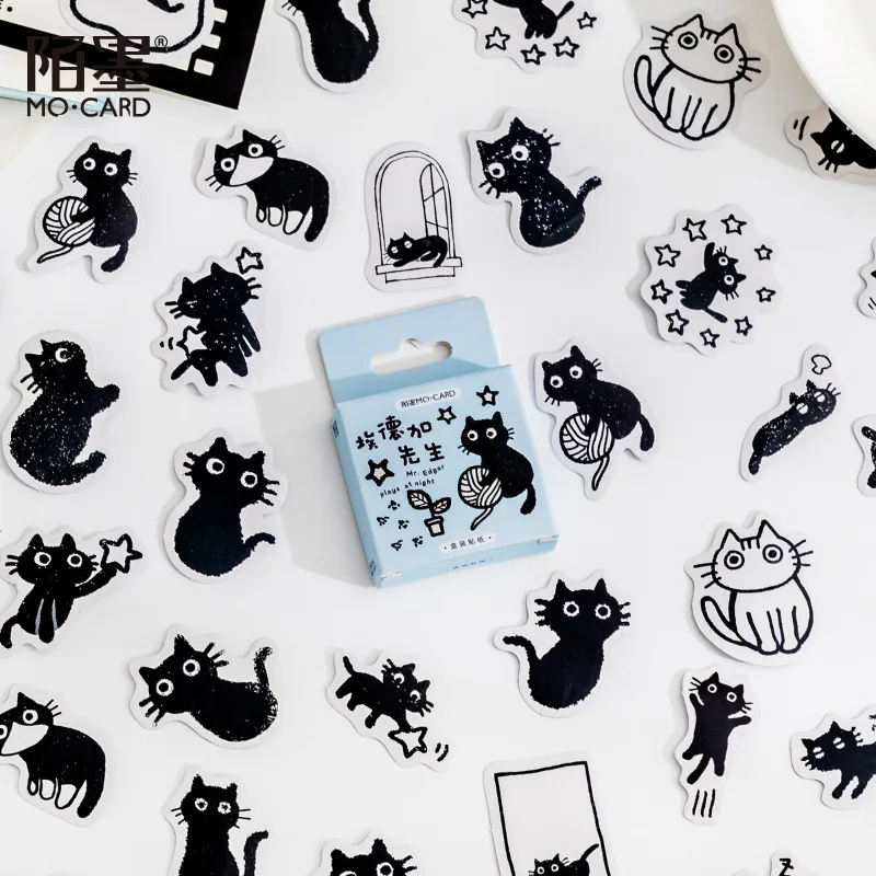45 Katzen-Aufkleber Im Set – Niedliche Cartoon-Kätzchen Sticker Für Notizbücher, Fotoalben, Journals &Amp; Diy-Dekoration 45 Katzen-Aufkleber Im Set – Niedliche Cartoon-Kätzchen Sticker Für Notizbücher, Fotoalben, Journals &Amp; Diy-Dekoration