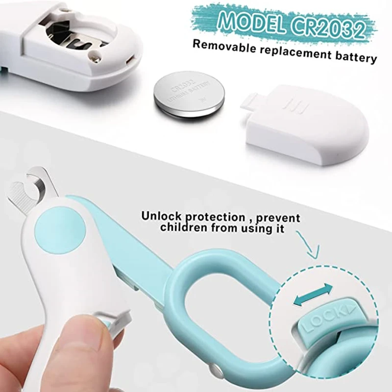 Professionelle Katzen Nagelknipser Mit Led Licht Für Haustierpflege Professionelle Katzen Nagelknipser Mit Led Licht Für Haustierpflege - Image 5