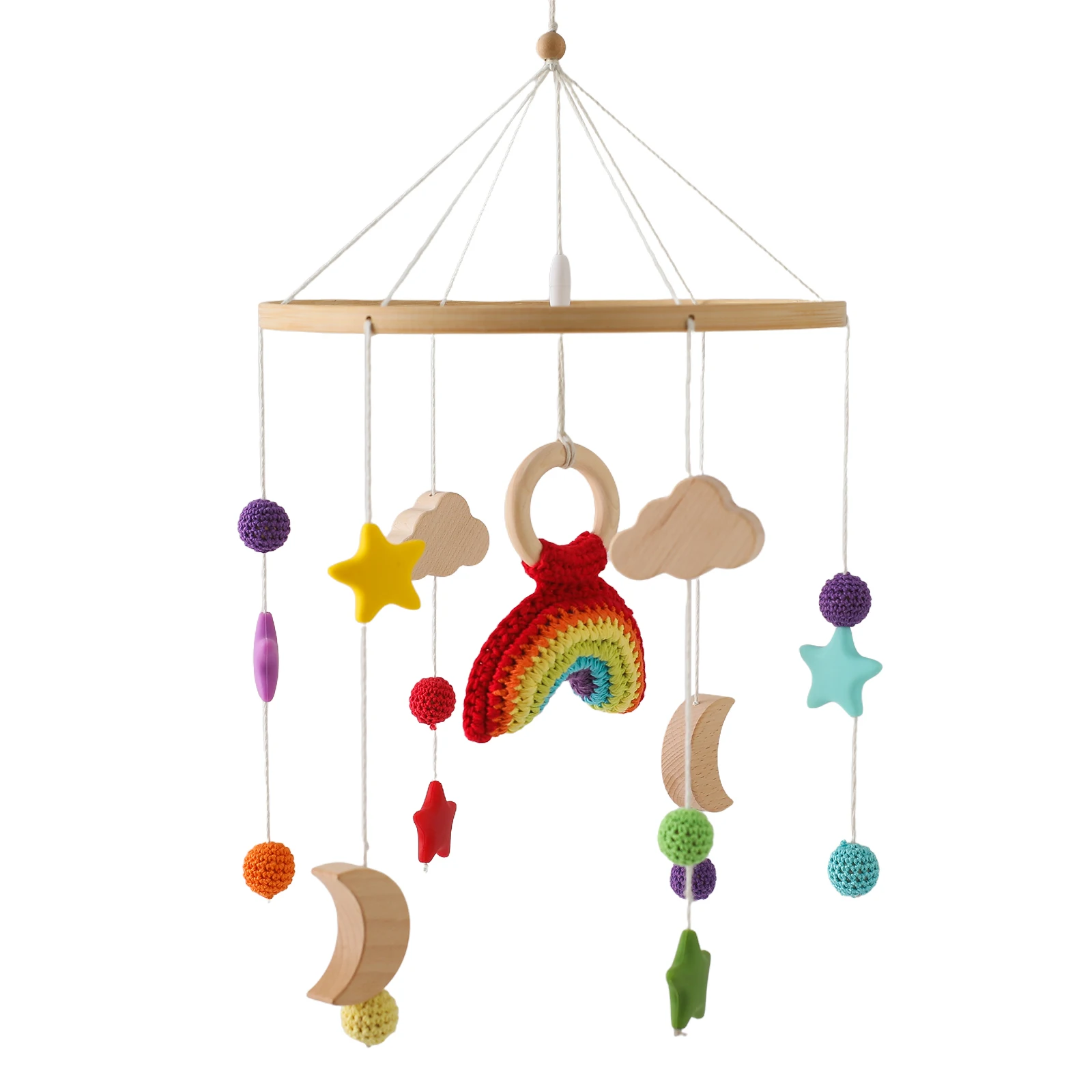 Baby-Holzhalterung, Bettglocke, 0,6 Monate, Spielzeughalterung, Zubehör, Hängehalterung, Weiches Mobiltelefon Auf Dem Bett, Babyzimmer-Dekoration, Kinderbett Baby-Holzhalterung, Bettglocke, 0,6 Monate, Spielzeughalterung, Zubehör, Hängehalterung, Weiches Mobiltelefon Auf Dem Bett, Babyzimmer-Dekoration, Kinderbett - Image 23