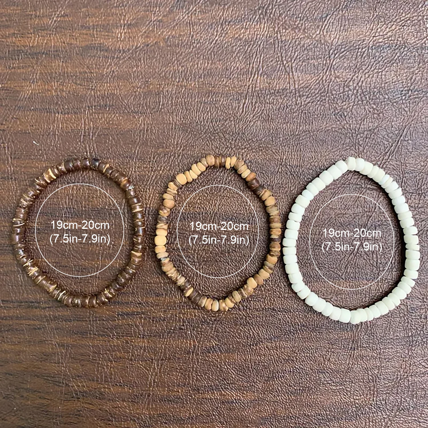 3 Stück (1 Set), Surfer-Armbänder, Boho-Perlenarmband, Strandarmband, Herren-Armband-Set, Weihnachtsgeschenk, Geschenk Für Ihn 3 Stück (1 Set), Surfer-Armbänder, Boho-Perlenarmband, Strandarmband, Herren-Armband-Set, Weihnachtsgeschenk, Geschenk Für Ihn - Image 5