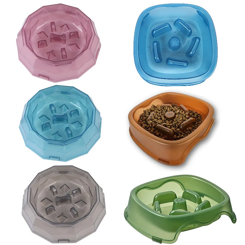 Pet Cat Slow Food Bowl Fat Help Healthy Round Anti-Choking Thickened And Non-Slip Multiple Colors Shapes Pet Cat Slow Food Bowl Fat Help Healthy Round Anti-Choking Thickened And Non-Slip Multiple Colors Shapes - Image 27