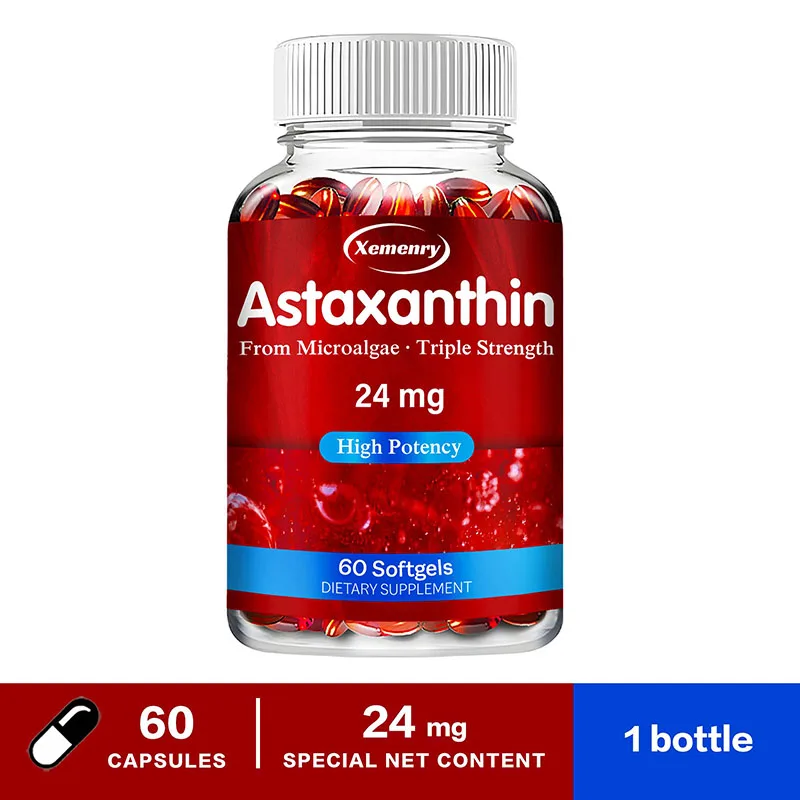 Astaxanthin 24Mg - Promotes Cardiovascular Health &Amp; Accelerates Metabolism Supporting Eye, Joint &Amp; Skin Health Astaxanthin 24Mg - Promotes Cardiovascular Health &Amp; Accelerates Metabolism Supporting Eye, Joint &Amp; Skin Health - Image 9