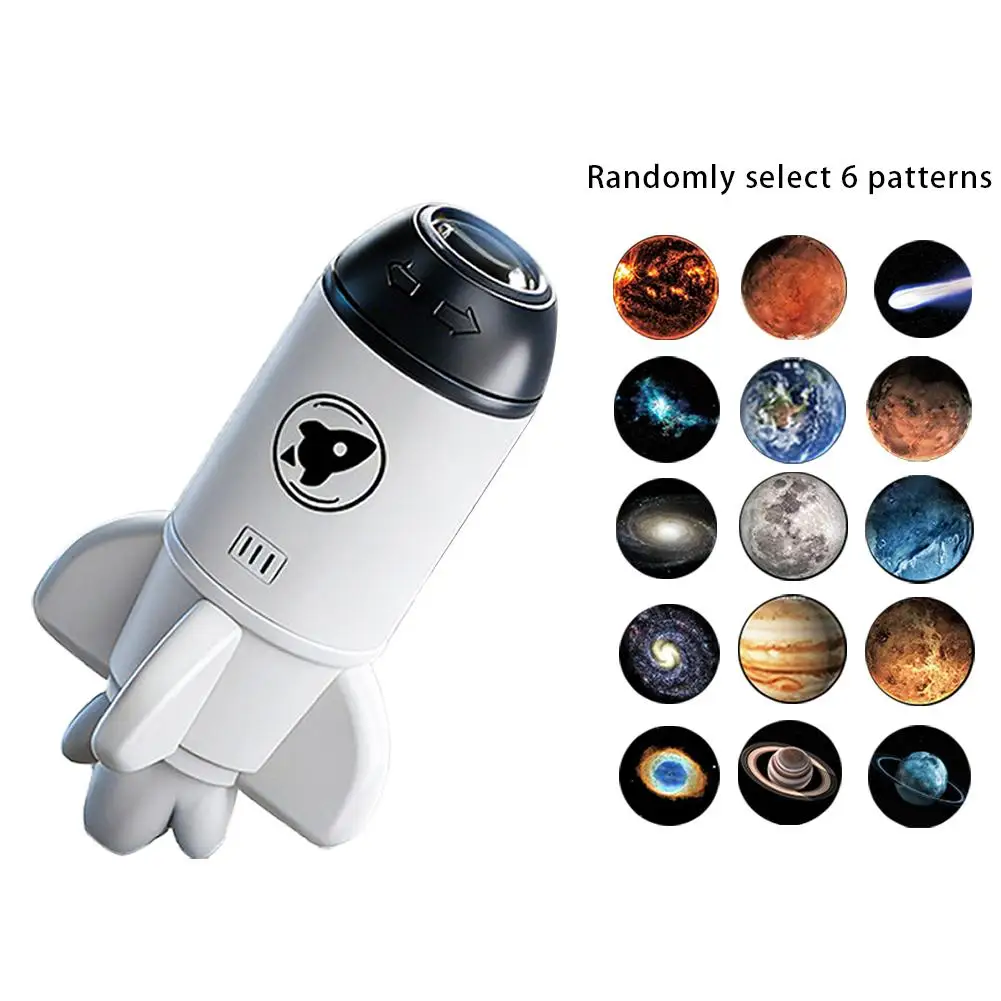 Usb Led Sternprojektor In Raketenform – 360° Drehbare Galaxie- Und Planetenlampe, Nachtlicht &Amp; Atmosphärenbeleuchtung Für Schlafzimmer Usb Led Sternprojektor In Raketenform – 360° Drehbare Galaxie- Und Planetenlampe, Nachtlicht &Amp; Atmosphärenbeleuchtung Für Schlafzimmer - Image 8