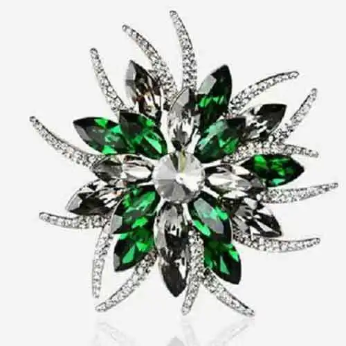 Mehrfarbige Kristallblumen-Brosche, Voll Mit Strass Besetztes Sonnenstrahl-Design, Luxuriöse Statement-Anstecknadel, Eleganter Modeschmuck Für Damen, Ideal Für Mäntel &Amp; Kleider, Perfektes Geschenk Für Hochzeiten &Amp; Partys Mehrfarbige Kristallblumen-Brosche, Voll Mit Strass Besetztes Sonnenstrahl-Design, Luxuriöse Statement-Anstecknadel, Eleganter Modeschmuck Für Damen, Ideal Für Mäntel &Amp; Kleider, Perfektes Geschenk Für Hochzeiten &Amp; Partys - Image 9