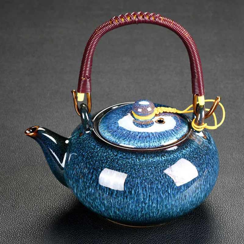700 Ml Keramik Teekanne Mit Sternenglasur – Große Teekanne Für Pu-Erh-Tee, Teezeremonie Und Stilvollen Teegenuss 700 Ml Keramik Teekanne Mit Sternenglasur – Große Teekanne Für Pu-Erh-Tee, Teezeremonie Und Stilvollen Teegenuss - Image 4