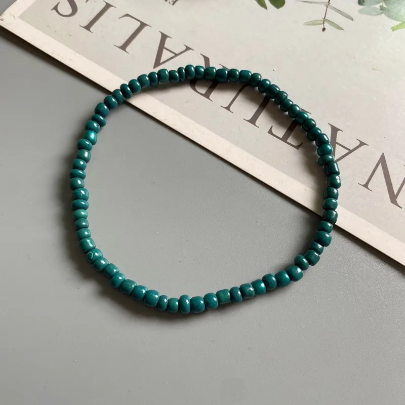 Weißes Fußkettchen Für Frauen, Buntes Modisches Mädchen, Winzige Rocailles, Fußarmband, Gelbes Böhmisches Fußkettchen, Geschenkschmuck Weißes Fußkettchen Für Frauen, Buntes Modisches Mädchen, Winzige Rocailles, Fußarmband, Gelbes Böhmisches Fußkettchen, Geschenkschmuck - Image 5
