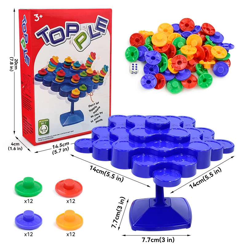  Balance Tree Toys Educational Parent-Child Interaction Tabletop Game Toy Stacking Building Blocks Montessori Balancing Board Balance Tree Toys Educational Parent-Child Interaction Tabletop Game Toy Stacking Building Blocks Montessori Balancing Board - Image 6