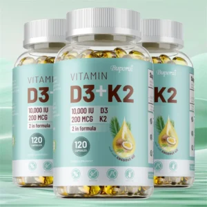 VITAMIN D3&K2 - Nerve, Muscle, Heart, Bone and Dental Health, Immune System Health