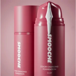 Smooche Original Concealer Gesichts-Make-up-Basis Glycerin Vitamin E Natürliche Kräuter-Flüssigfoundation Farbwechselnde Marken-Foundation