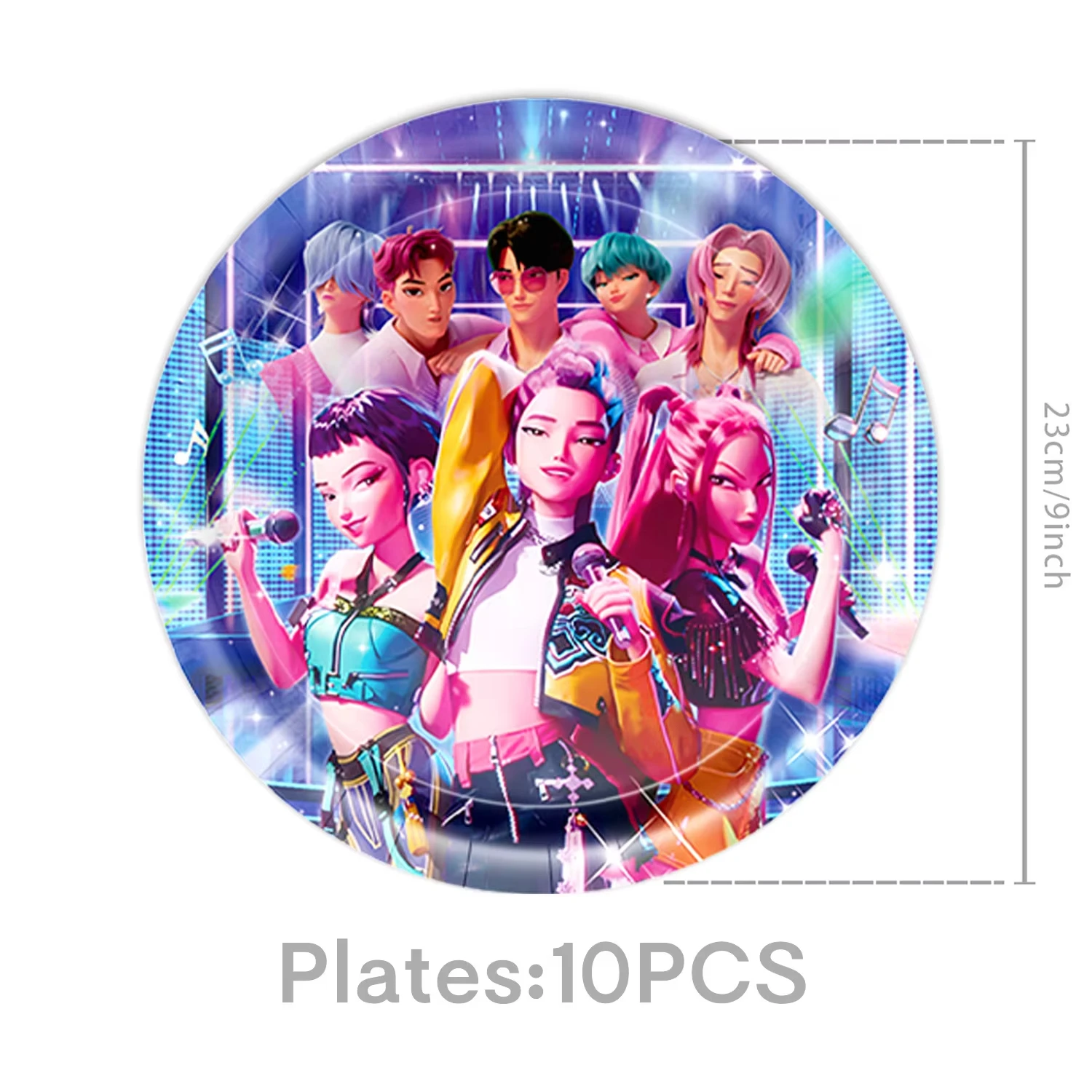 Heißes K-Pop Geburtstagsparty-Dekorationsset Für Kinder: Tischgeschirr, Ballons, Becher, Teller, Servietten, Tortenaufsatz, Banner, Geschenktüte – Partyzubehör Heißes K-Pop Geburtstagsparty-Dekorationsset Für Kinder: Tischgeschirr, Ballons, Becher, Teller, Servietten, Tortenaufsatz, Banner, Geschenktüte – Partyzubehör - Image 14
