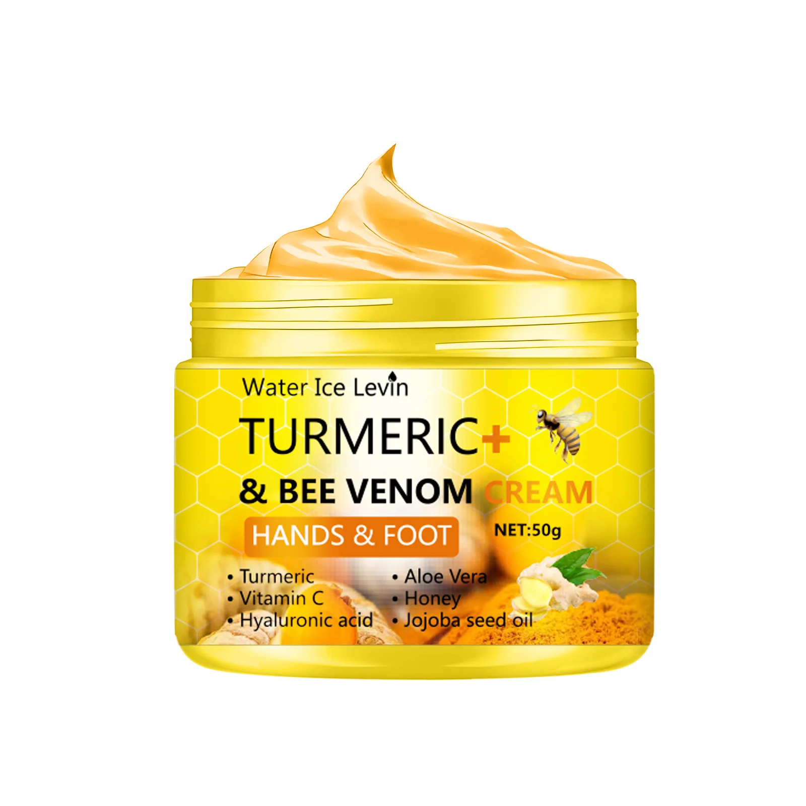 Fuß- Und Handcreme Mit Kurkuma Und Bienengift - Anti-Trocken Riss-Reparatur Und Totes-Haut-Entfernung 50G Fuß- Und Handcreme Mit Kurkuma Und Bienengift - Anti-Trocken Riss-Reparatur Und Totes-Haut-Entfernung 50G - Image 7