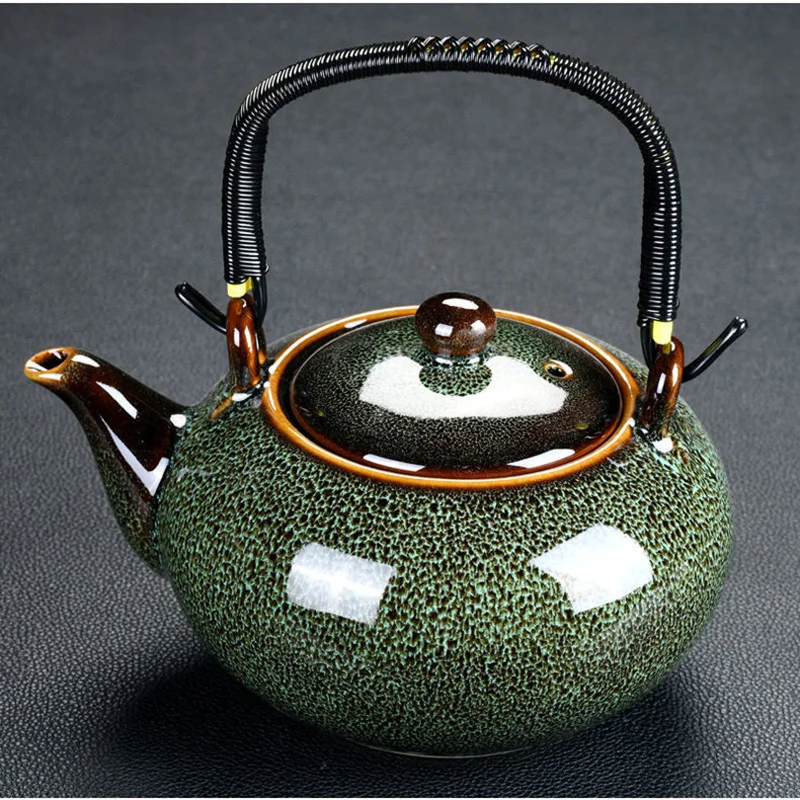 700 Ml Keramik Teekanne Mit Sternenglasur – Große Teekanne Für Pu-Erh-Tee, Teezeremonie Und Stilvollen Teegenuss Keramik Teekanne