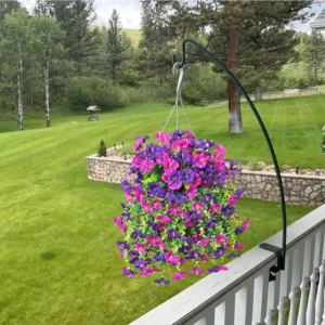 Hängende Künstliche Blumenkette - Künstliche Petunien-Pflanzen für Haus, Garten, Außenwand, Hochzeitsdekoration und Ornamente