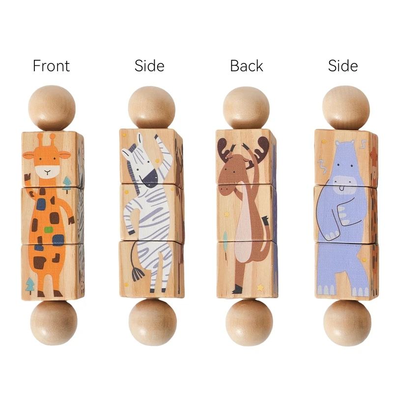 Baby Wooden Rotating Jigsaw Puzzle Hand Bell Toy Montessori Educational Sensory Cognition Toys Wooden Music Rattle Toy Baby Gift Baby Wooden Rotating Jigsaw Puzzle Hand Bell Toy Montessori Educational Sensory Cognition Toys Wooden Music Rattle Toy Baby Gift - Image 10