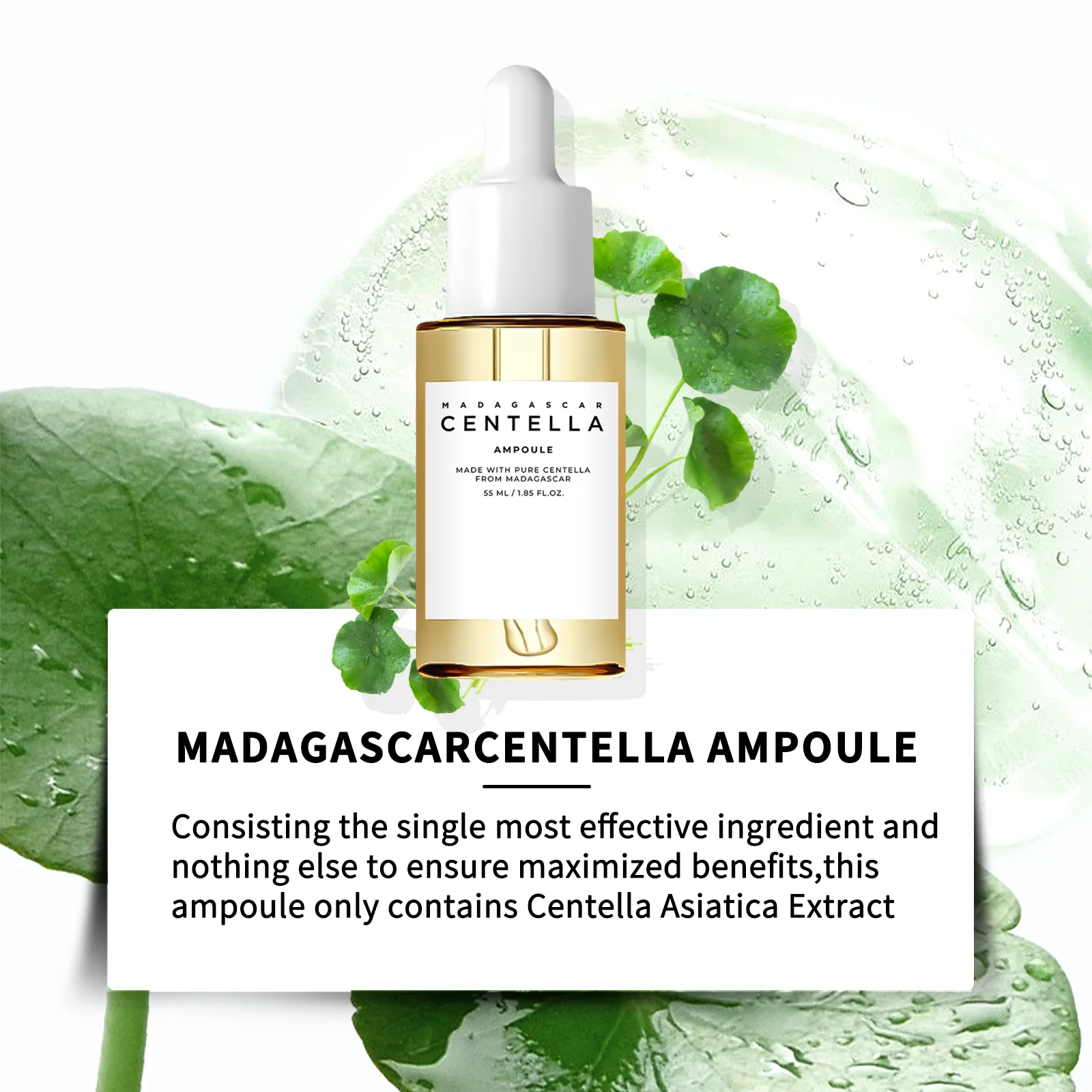 Centella Asiatica Brightening Serum: Calms Irritation, Reduces Breakouts, Balances Sebum &Amp; Diminishes Dark Marks For Clear Skin. Centella Asiatica Brightening Serum: Calms Irritation, Reduces Breakouts, Balances Sebum &Amp; Diminishes Dark Marks For Clear Skin. - Image 5