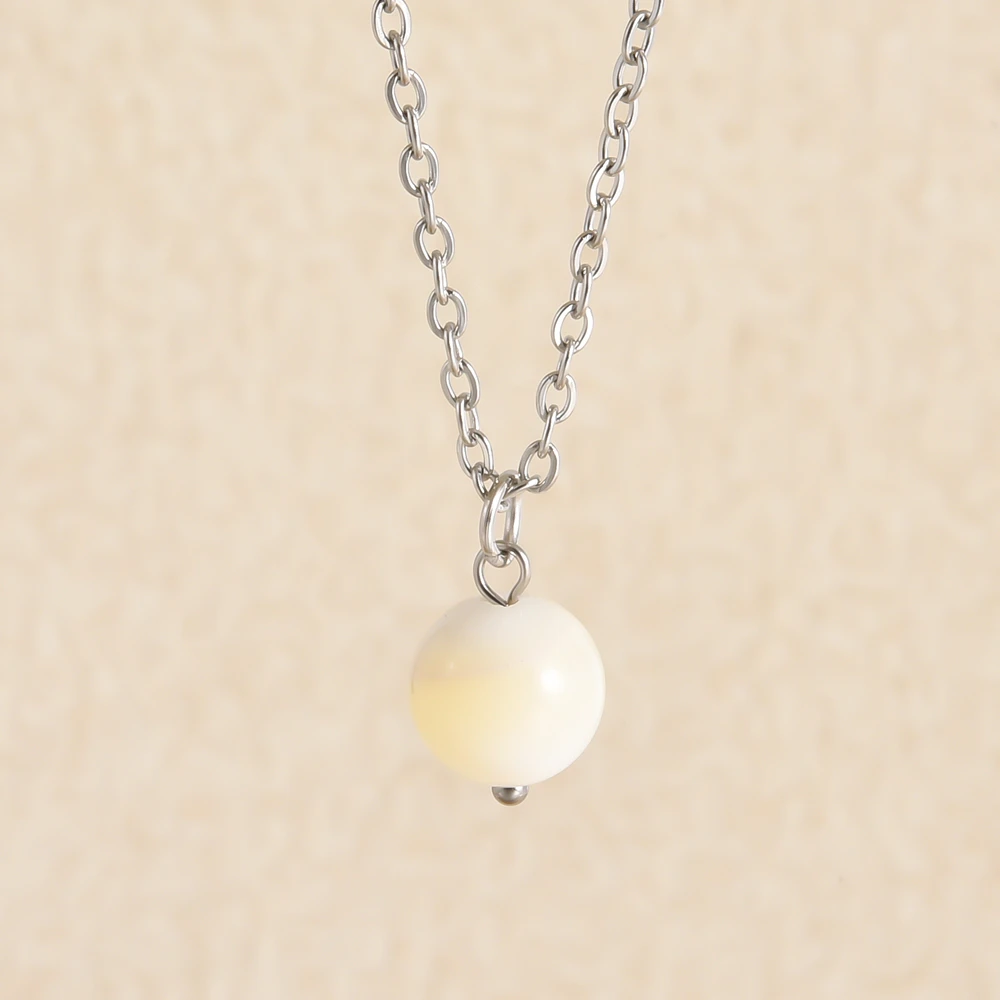 Echte Unregelmäßige Natürliche Süßwasserperlen Anhänger Halsketten Edelstahl O Gliederkette 45/50/60 Cm Modeschmuck Halskette Echte Unregelmäßige Natürliche Süßwasserperlen Anhänger Halsketten Edelstahl O Gliederkette 45/50/60 Cm Modeschmuck Halskette - Image 16