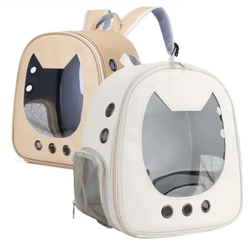 Heimtierbedarf, Katzen-Tragetasche, Pu, Tragbar, Für Reisen, Outdoor, Rucksack Für Katzen, Kleine Hunde, Transparent, Atmungsaktiv, Umhängetasche Heimtierbedarf, Katzen-Tragetasche, Pu, Tragbar, Für Reisen, Outdoor, Rucksack Für Katzen, Kleine Hunde, Transparent, Atmungsaktiv, Umhängetasche