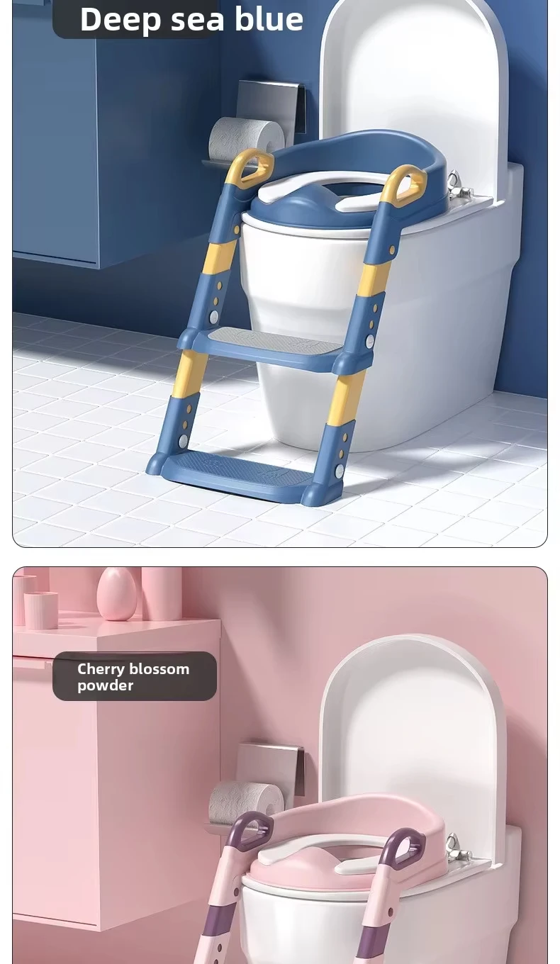 New Children'S Toilet Stepped Baby Boys And Girls Toilet Training Foldable Foot Stool Toilet Seat Ring Stepped Assisted Tool New Children'S Toilet Stepped Baby Boys And Girls Toilet Training Foldable Foot Stool Toilet Seat Ring Stepped Assisted Tool - Image 23