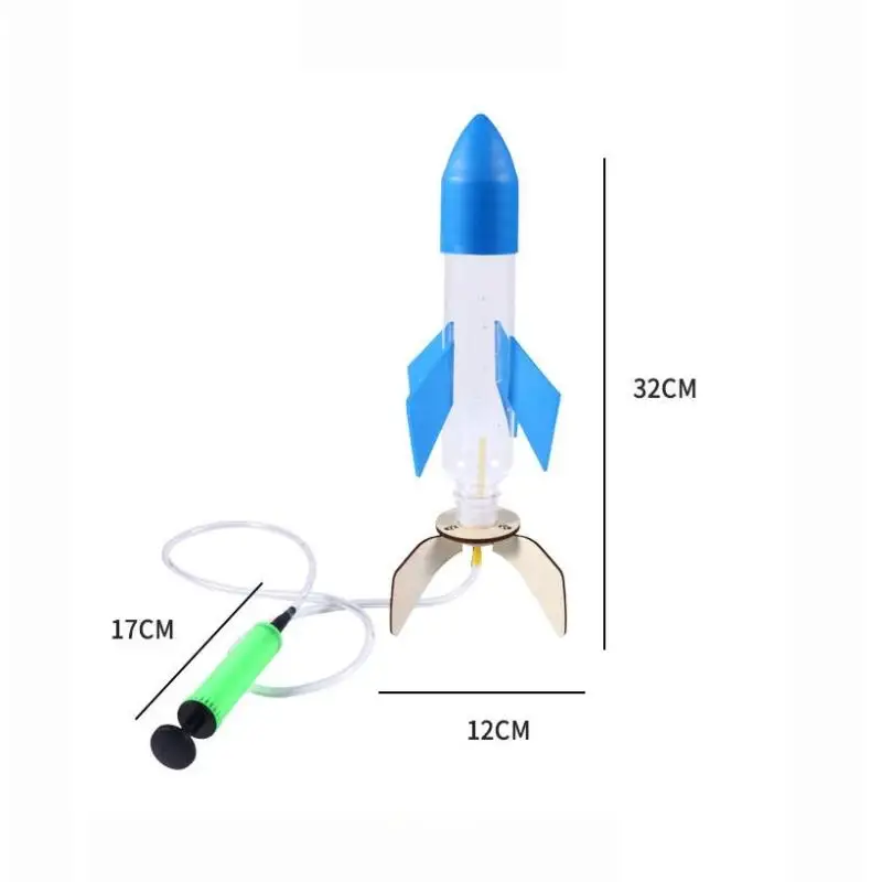 @*1Set Water Splash Rocket Outdoor Water Play Toy Diy Rocket Sprinkler Toy For Gift Diy Science Experiment Kit &Amp;Education Model @*1Set Water Splash Rocket Outdoor Water Play Toy Diy Rocket Sprinkler Toy For Gift Diy Science Experiment Kit &Amp;Education Model - Image 6