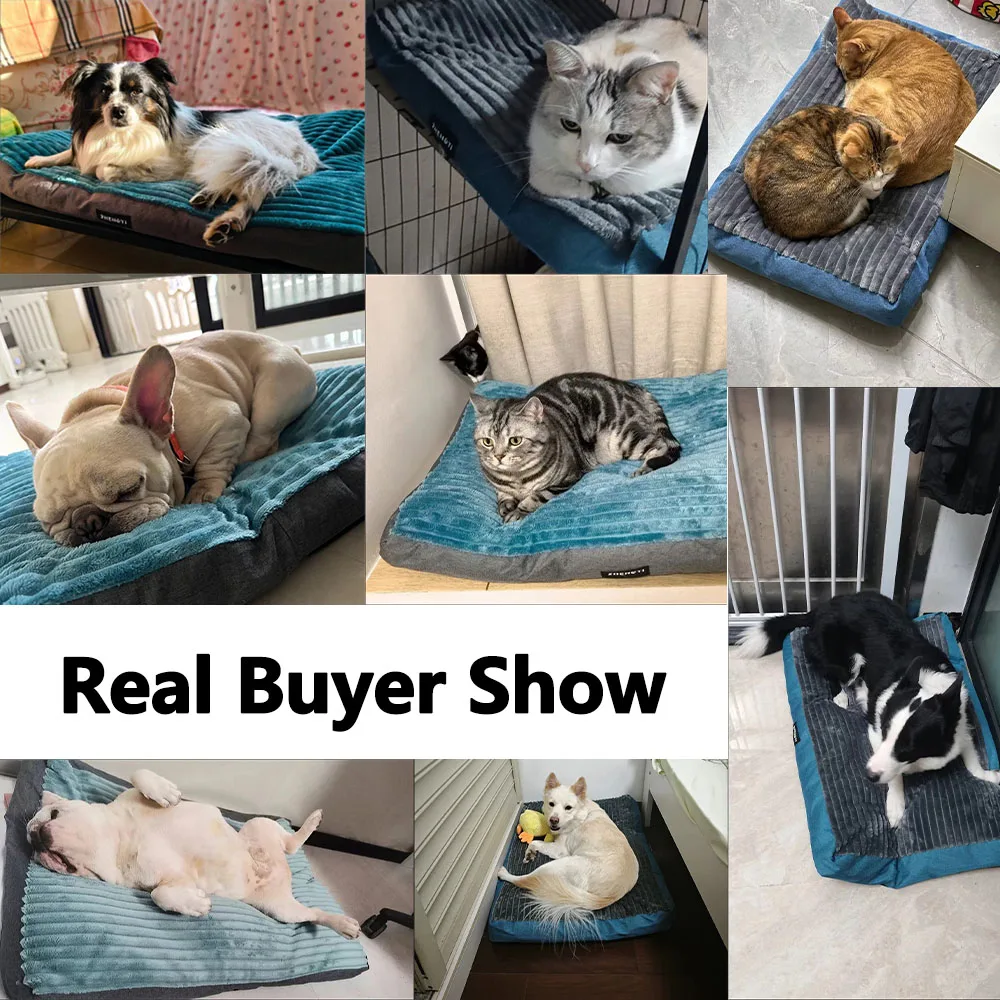 Verdickte Weiche Haustierbett, Hundebett, Superweiche Katzenbettmatratze, Winter, Warme, Bequeme Schlafmatte Für Katzen, Hunde, Plüsch-Katzenmatte, Haus Verdickte Weiche Haustierbett, Hundebett, Superweiche Katzenbettmatratze, Winter, Warme, Bequeme Schlafmatte Für Katzen, Hunde, Plüsch-Katzenmatte, Haus - Image 4