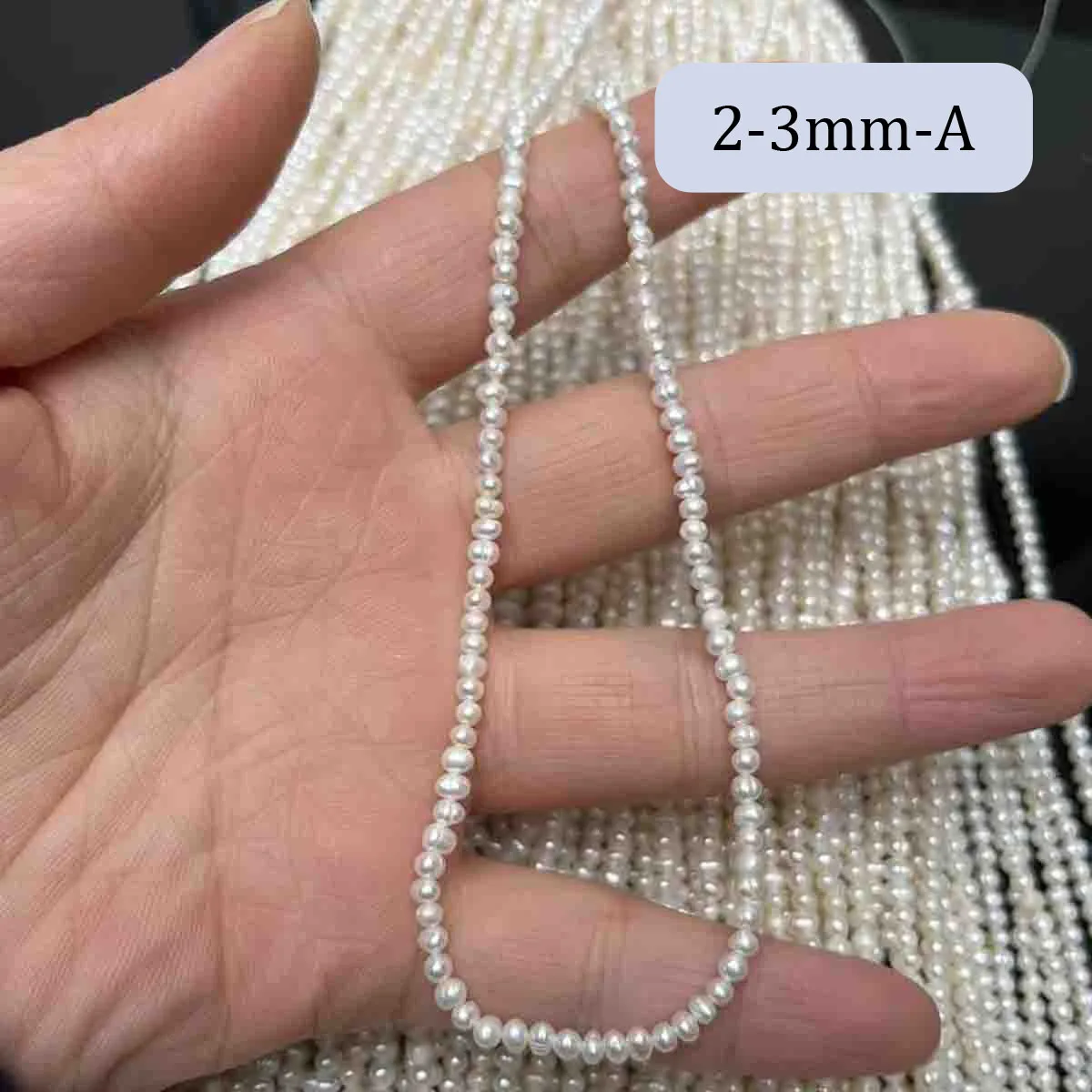 4–5 Mm Barocke Gestreifte Kleine Perlen, Natürliche Süßwasserperlen Für Schmuckherstellung, Zubehör, Diy-Halskette, Armband, Zubehör 4–5 Mm Barocke Gestreifte Kleine Perlen, Natürliche Süßwasserperlen Für Schmuckherstellung, Zubehör, Diy-Halskette, Armband, Zubehör - Image 10
