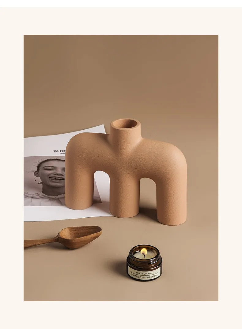 Ins Keramik-Kunstvase, Modernes, Einfaches Blumenarrangement Für Zuhause, Wohnzimmer, Advanced Sense Dekorationsgerät, Neu Ins Keramik-Kunstvase, Modernes, Einfaches Blumenarrangement Für Zuhause, Wohnzimmer, Advanced Sense Dekorationsgerät, Neu - Image 11