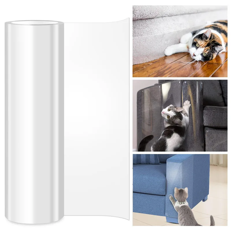 Furniture Protectors Cover Accessories For Cats Sofa Protection Pads 3M Self-Adhesive Pvc Transparent Cat Supplies Pet Products Furniture Protectors Cover Accessories For Cats Sofa Protection Pads 3M Self-Adhesive Pvc Transparent Cat Supplies Pet Products