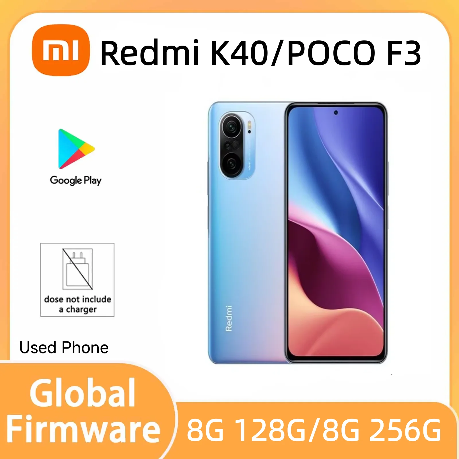 Xiaomi Redmi K40/Poco F3 5G Smartphone Cpu Qualcomm Snapdragon 870 Clular Phone 48Mp Camera Used Phones Xiaomi Redmi K40/Poco F3 5G Smartphone Cpu Qualcomm Snapdragon 870 Clular Phone 48Mp Camera Used Phones