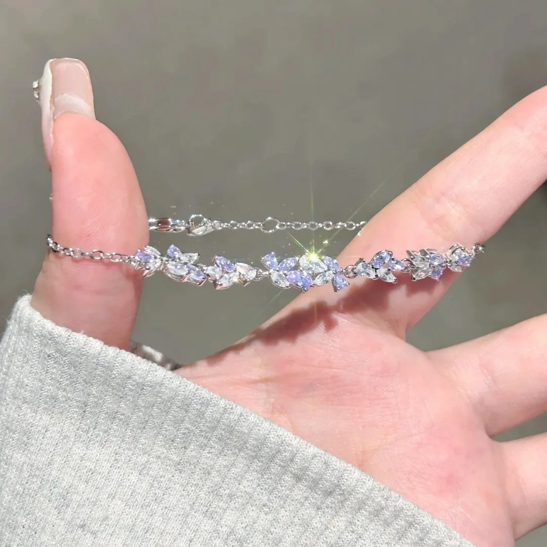 Armband Aus Zinklegierung, Funkelndes Zirkon-Blumenarmband, Handgefertigtes Armband Aus Legierung Für Den Täglichen Gebrauch, Modeaccessoire, Party Armband Aus Zinklegierung, Funkelndes Zirkon-Blumenarmband, Handgefertigtes Armband Aus Legierung Für Den Täglichen Gebrauch, Modeaccessoire, Party - Image 29