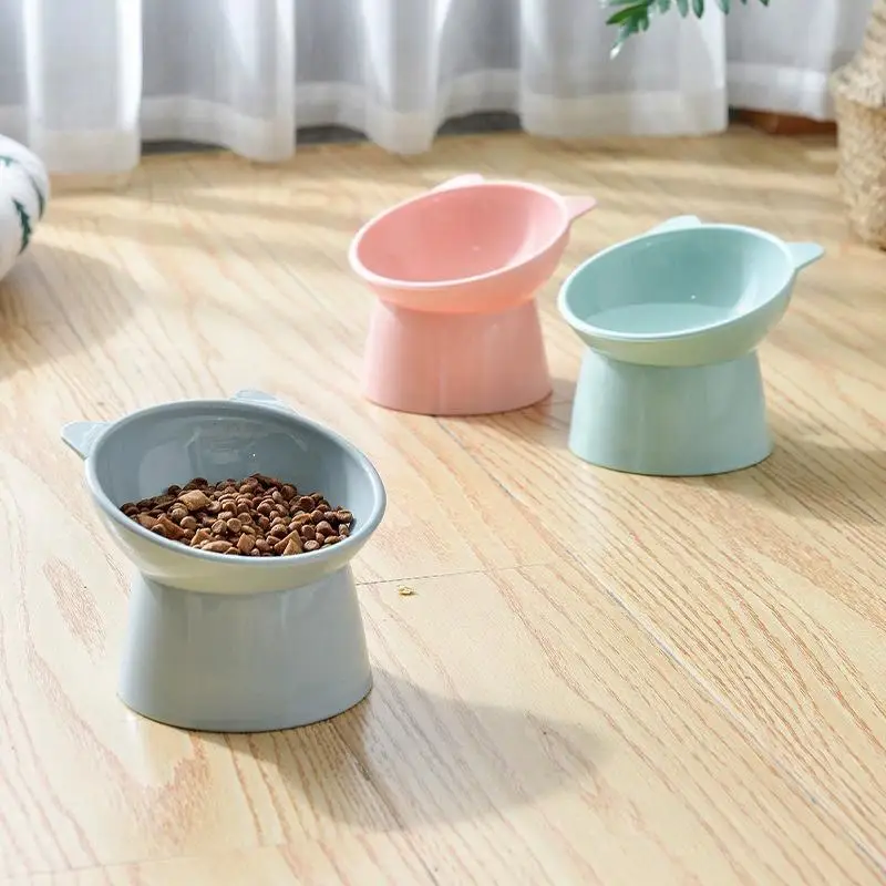 Tilted Cat Food Bowl Anti Vomiting Orthopedic Elevated Cat Dish Whisker Friendly Ceramic Pet Feeder For Small Pets Tilted Cat Food Bowl Anti Vomiting Orthopedic Elevated Cat Dish Whisker Friendly Ceramic Pet Feeder For Small Pets - Image 22