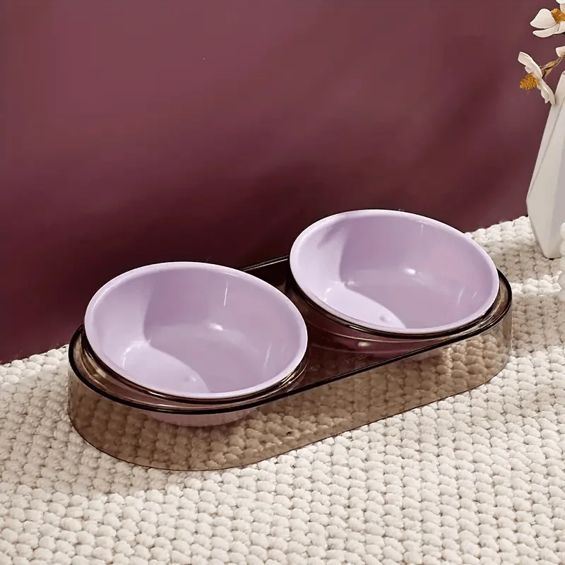 Durable Elevated Dual Bowl Feeder | Raised Pet Feeding Station With Non-Slip Stand, Easy Feeding For Cats &Amp; Small Dogs Durable Elevated Dual Bowl Feeder | Raised Pet Feeding Station With Non-Slip Stand, Easy Feeding For Cats &Amp; Small Dogs - Image 7