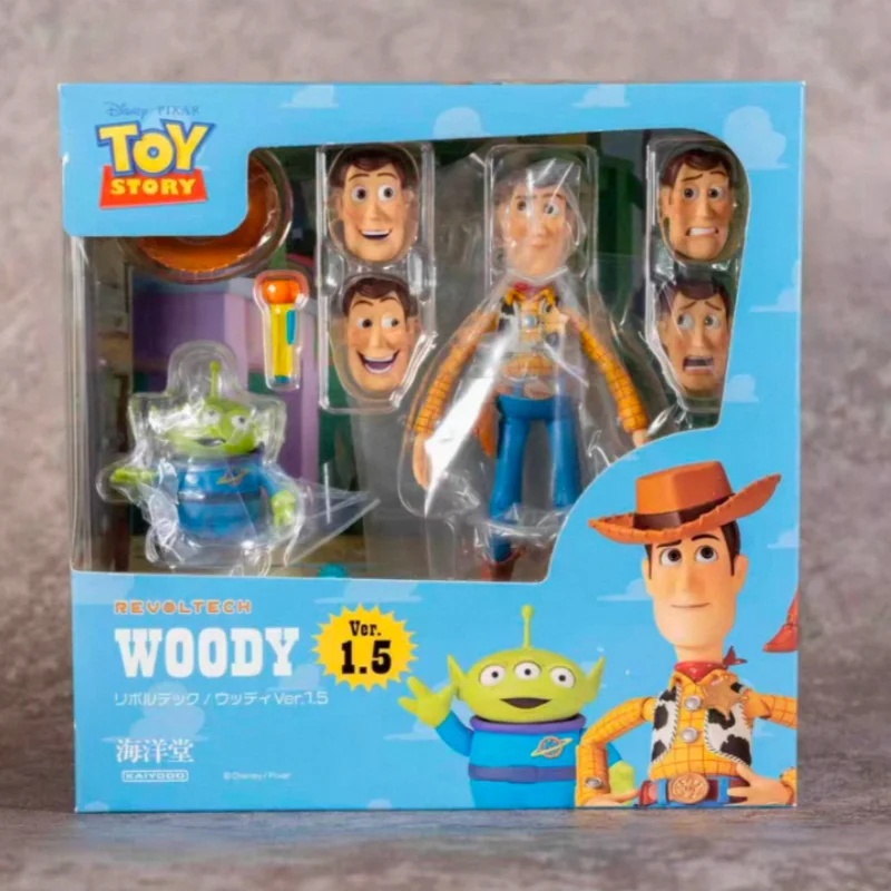 Auf Lager Original Revoltech Toy Story Woody Buzz Lightyear Actionfigur 1/12 Sammlerstück Bewegliche Gelenkmodell-Puppe Ornament Geschenk Auf Lager Original Revoltech Toy Story Woody Buzz Lightyear Actionfigur 1/12 Sammlerstück Bewegliche Gelenkmodell-Puppe Ornament Geschenk - Image 8