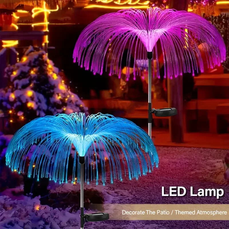 Solar Led Garten Lichter Quallen Dekoration Solar Power Wasserdichte Outdoor Pathway Solar Lampe Fee Terrasse Villa Yard Decor Solar Led Garten Lichter Quallen Dekoration Solar Power Wasserdichte Outdoor Pathway Solar Lampe Fee Terrasse Villa Yard Decor - Image 5